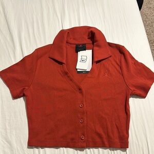 Jordan Orange Polo Shirt